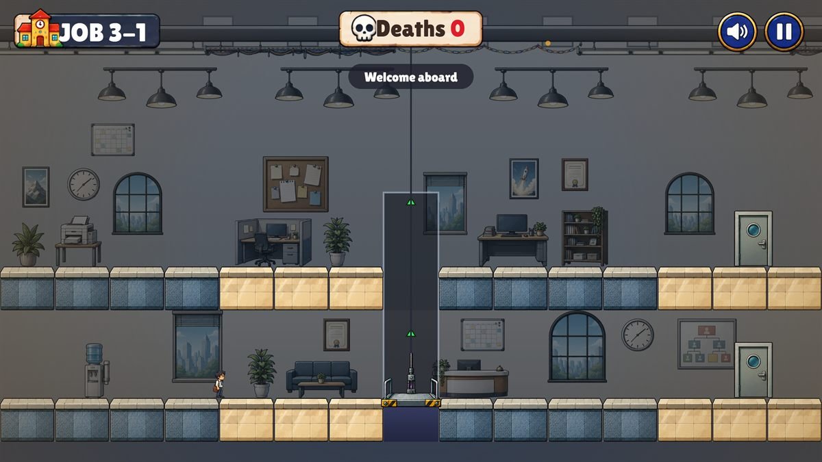 Life Is Unfair, Job 3-1: an office level.